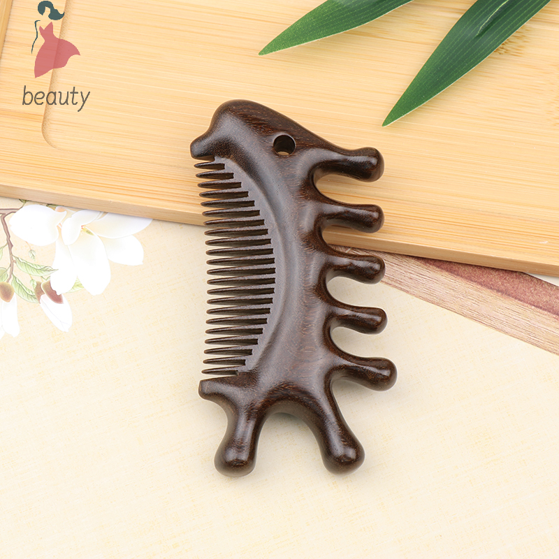 Sandalwood Massage Comb Head Neck Nose Cheeks Hair Multifunctional Massage Comb Body Meridian Comb Anti-static Smooth Hair