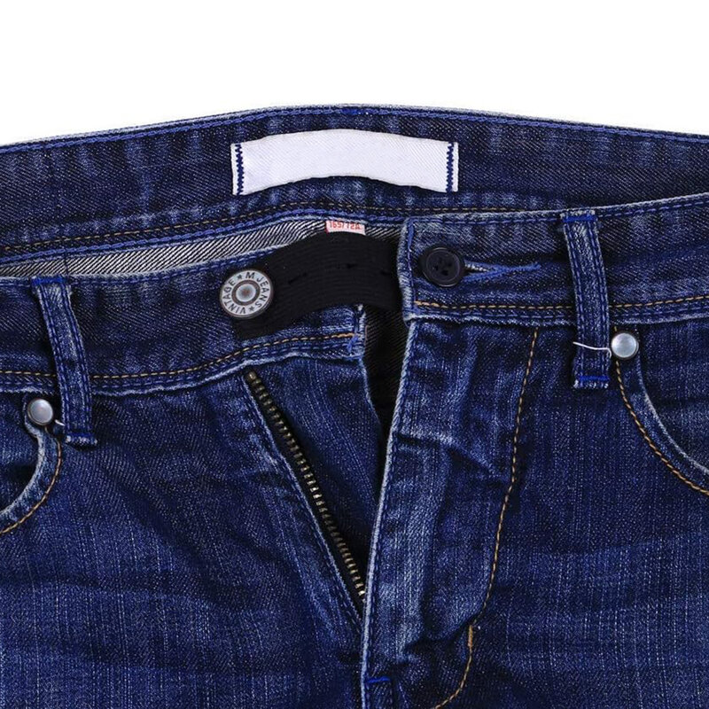 5 szt. Rozszerzacz talii z elastycznym przedłużaczem regulowany pasek dla mężczyzn i kobiet spodnie jeansowe przedłużacze guzików