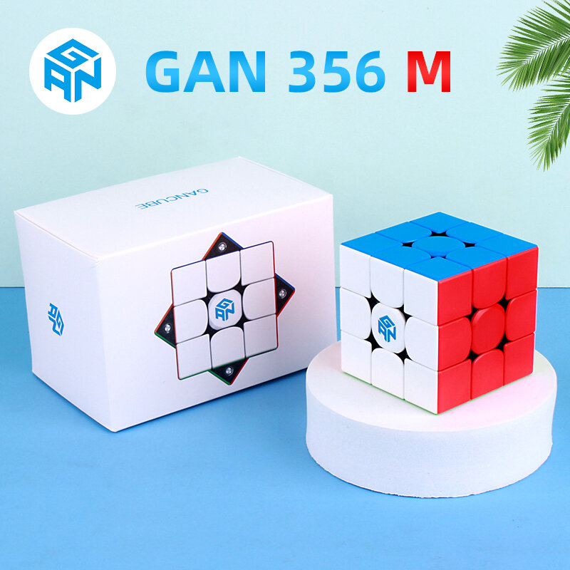 GAN 356 X 3x3x 3 Puzzle magnetyczne magiczna kostka gan 356m profesjonalna kostka Gan356 XS Magico Gan354 M magnesy kostka gan 356 rs
