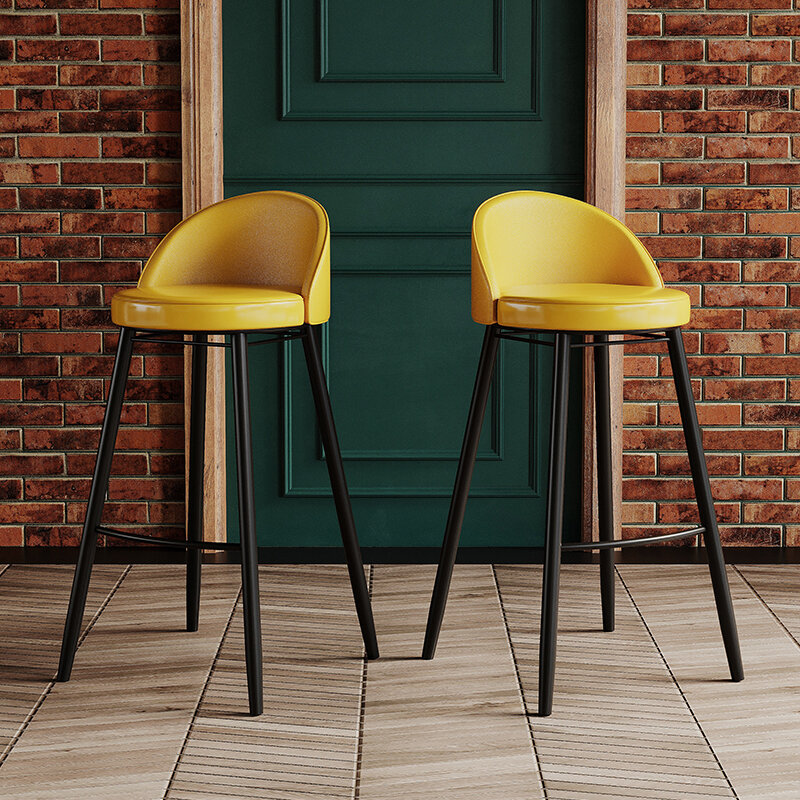 Дизайнерские промышленные барные стулья, эргономичный стол, ретро-стулья для шкафа, барные стулья, мебель для гостиной в середине века Sgabello для кухни