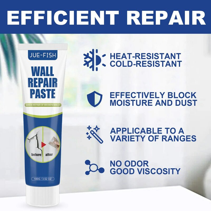 Wall Crack Repair Cream Wall Peeling Graffiti Repair Mouldproof Paint Valid Wall Renovation Repair Paint Drywall Mending Paste