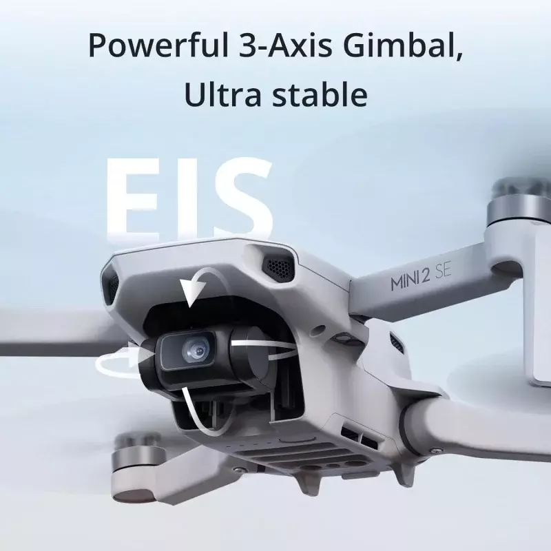 DJI Mini 2 SE, Mini Drone leggero con Video QHD, trasmissione Video Max da 10km, tempo di volo 31-Min, inferiore a 249g, ritorno automatico