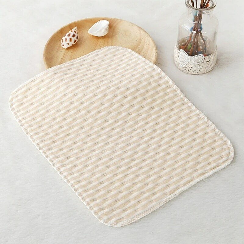 Waterproof Cotton Baby Changing Pad Breathable & Leak-proof Diaper Mat for Baby