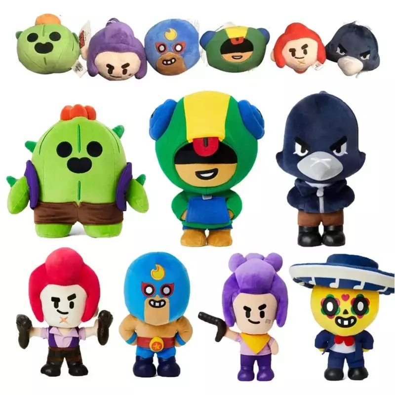 Coc-juguetes de peluche de Supercell Leon Spike para niños, muñecos de almohada de algodón, personajes del juego, periféricos del juego, regalo para niños, Clash Of Clans, 25cm