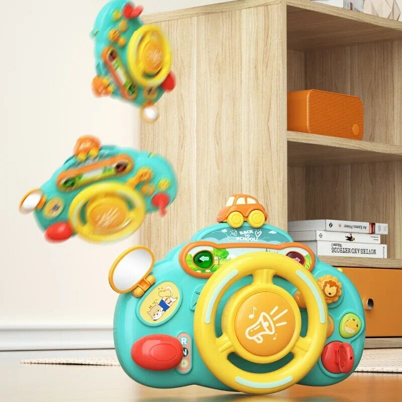 Детская электрическая игрушка-Квадрокоптер на руль, для детей 0-36 месяцев