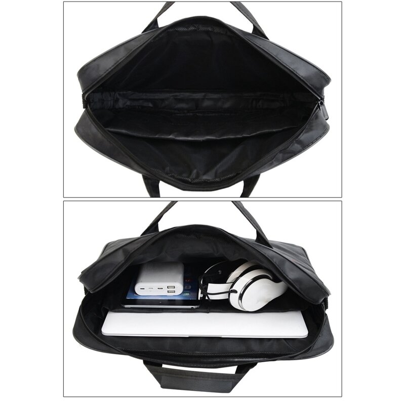 Sac à bandoulière de protection pour ordinateur portable 15.6 pouces, sacoche de transport antichoc pour ordinateur portable