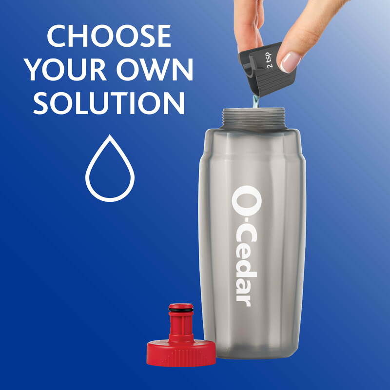 Spray ProMist O-Cedar®Max Microfibra Spray Mop, reutilizável e máquina lavável Pad