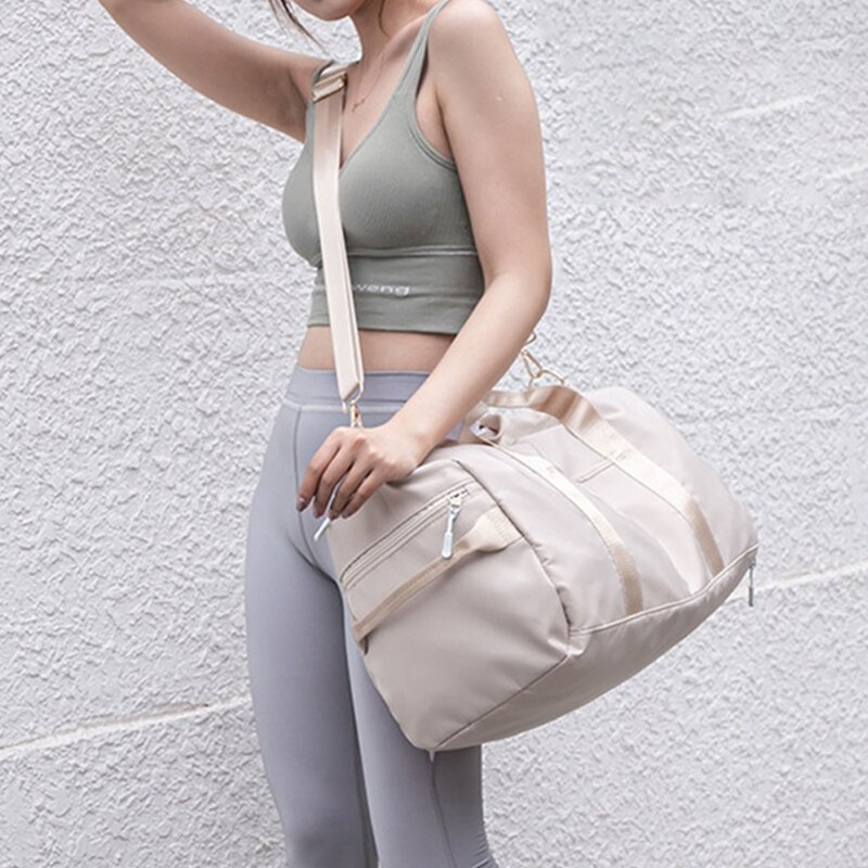 Sporttasche für Frauen mit Schuh Fach Durable Leichte Yoga Große Handtasche