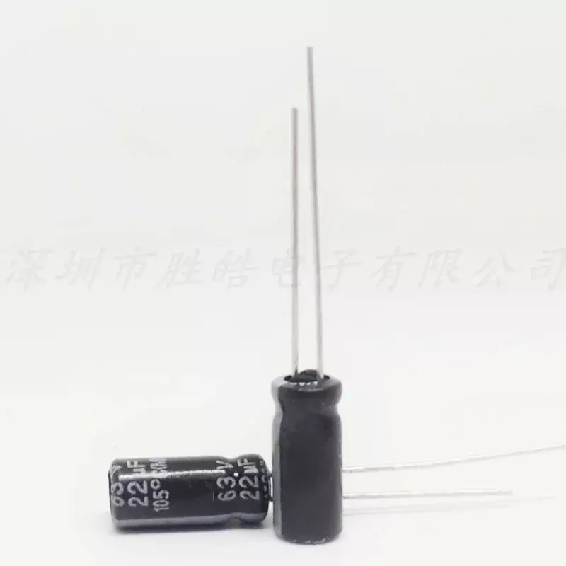 (1000 шт.) Объем 63В 22МКФ: 6x1 1 мм алюминиевый электролитический конденсатор 63V2 2 мкФ высокое качество