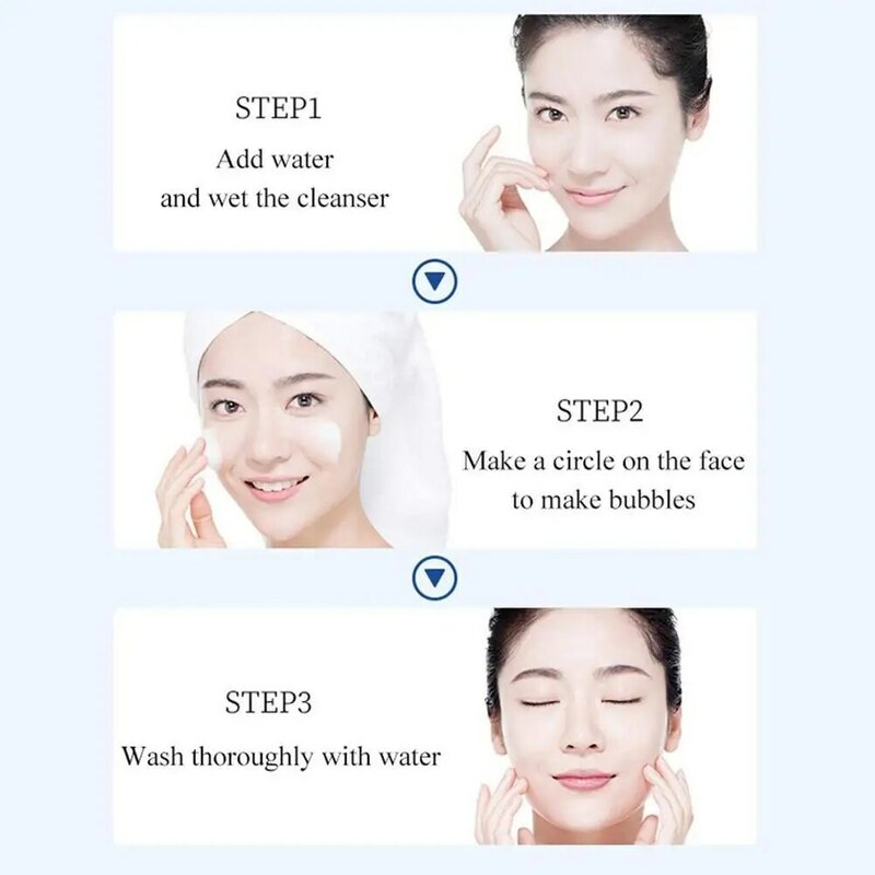 Niacinamida Facial Whitening Cleanser, Clareamento Cleanser, Refrescante, Controle de Limpeza, Limpeza Profunda, Q7X9, Drop Shipping