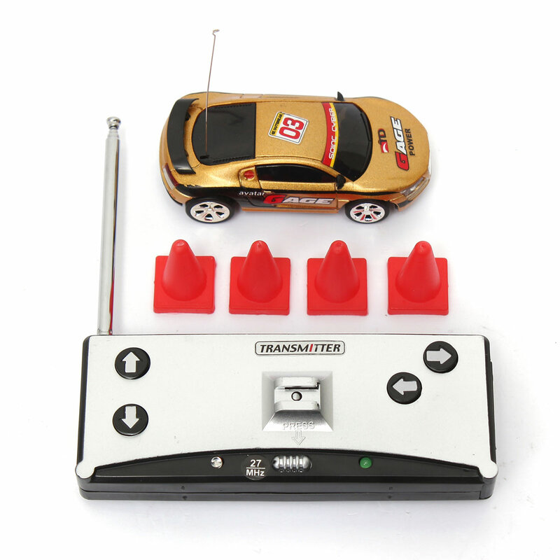 6 kolorów Hot sprzedaży Mini RC samochód puszka coli Radio pilot mikro autko wyścigowe 4 częstotliwości zabawki dla dzieci