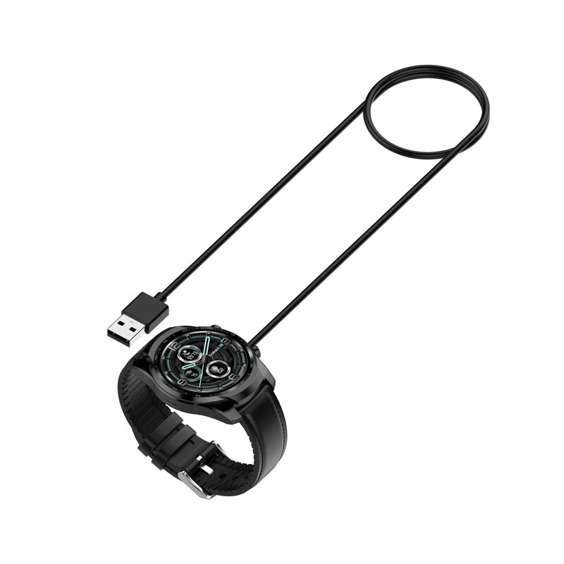Supporto di ricarica per Ticwatch Pro 3 Ultra Gps / LTE Smart Watch Dock per caricabatterie per Ticwatch E3 cavo di ricarica magnetico USB 1M