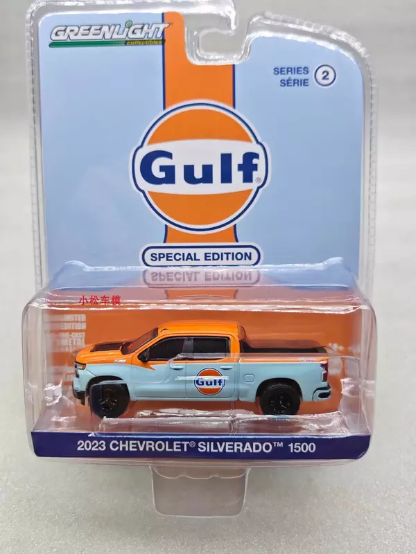 Модель автомобиля из литого металлического сплава 1:64 2023 Chevrolet Silveradot 1500, игрушки для подарка, коллекция W1202