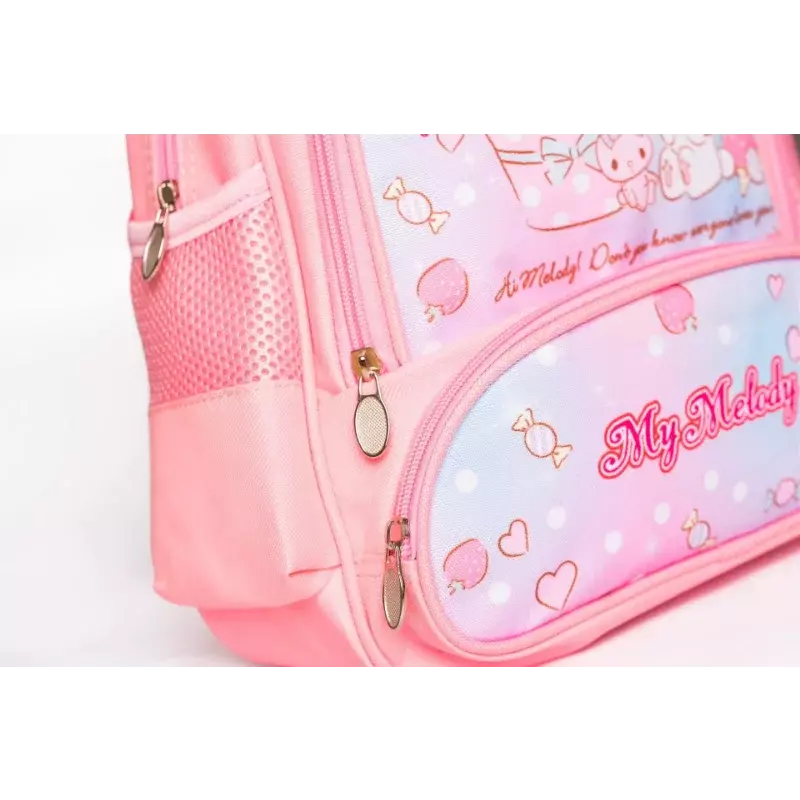 Sanrio-mochila escolar de Hello Kitty para estudiantes, bonita y ligera, de gran capacidad, con dibujos animados, para hombre y mujer