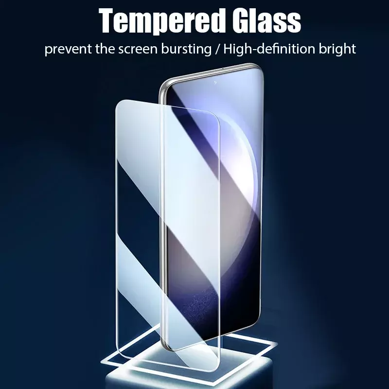 2 pezzi di vetro temperato per Samsung Galaxy A54 A14 A13 A33 A53 A52S A73 S21S20 FE 5G S22S23 Plus pellicola salvaschermo per Samsung A52A72