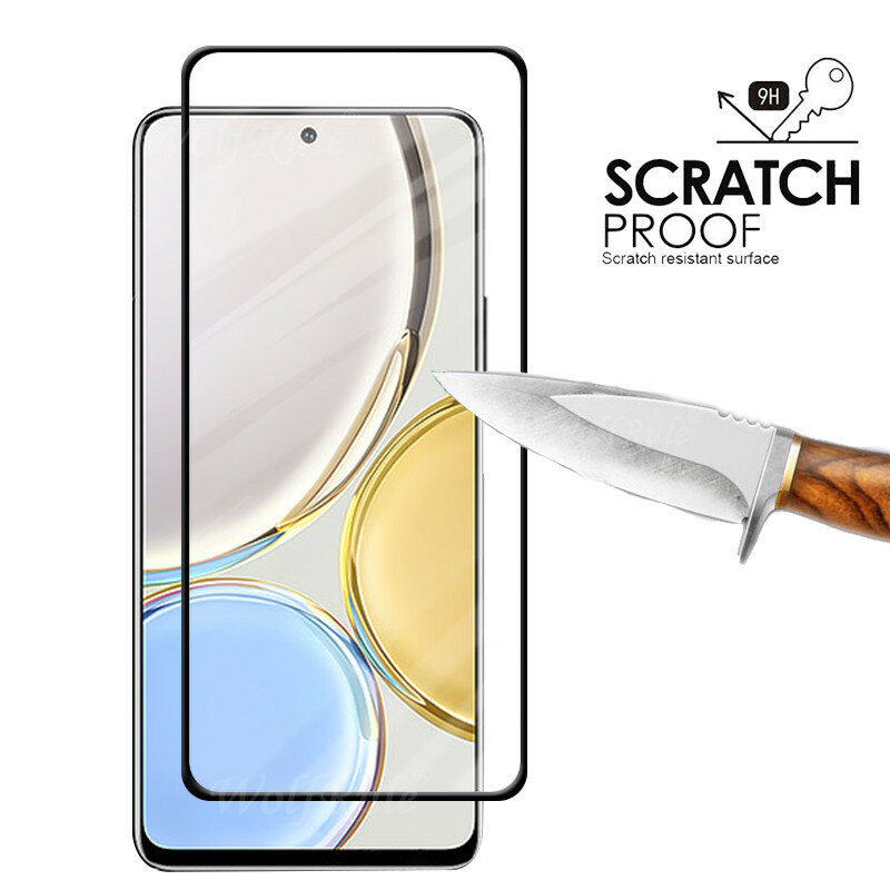 4-in-1 For Huawei Honor X9 Glass For Honor X9 Tempered Glass 9H Full Protective Screen Protector For Honor X 9 X9 X8 Lens Glass