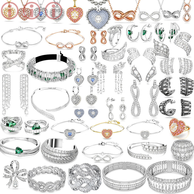 Conjuntos de joyería fina para mujer, aretes geométricos de hiperbola, collar y pulsera, colección exquisita clásica, novedad de 2024