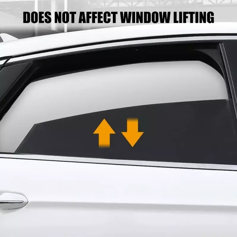 Nowa magnetyczna osłona osłona przeciwsłoneczna do samochodu letnia ochrona UV boczne okno tylne kurtyna czarna siatka osłona przeciwsłoneczna akcesoria samochodowe