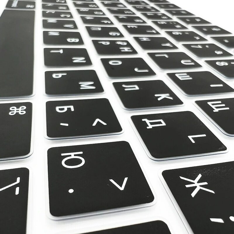 Tampa do teclado de silicone para MacBook, protetor de teclado russo, Novo, MacBook Pro14, 16, 2023, Air15, M2, A2941, A2442A2485A2681A2779, coreano