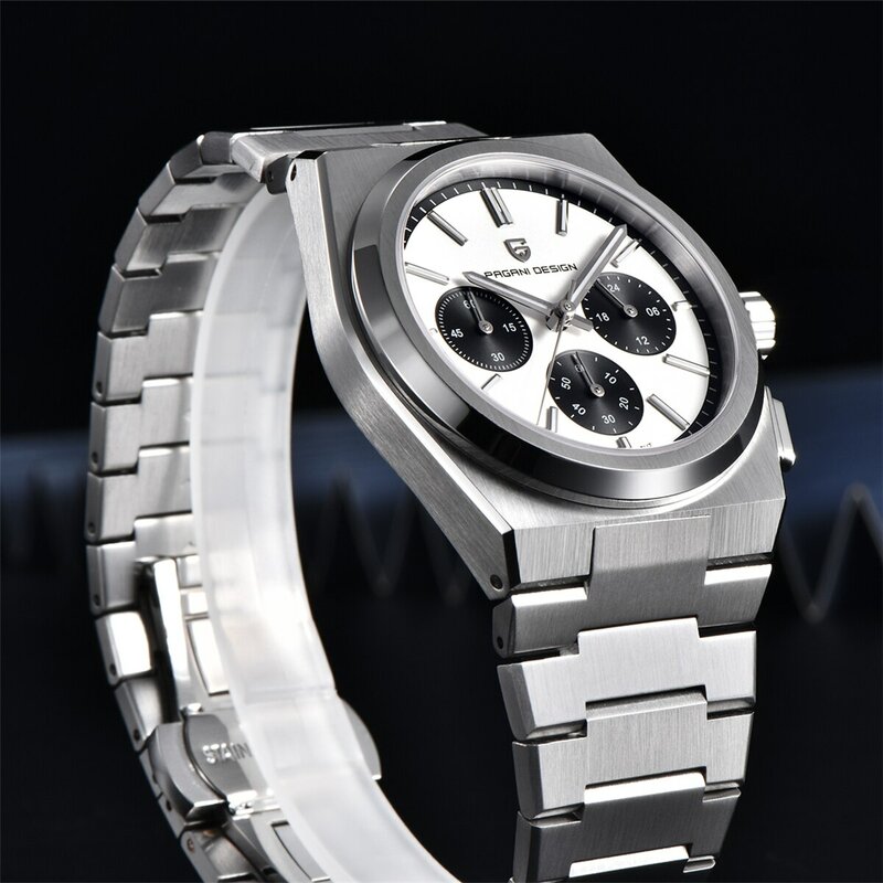 PAGANI DESIGN 2024 nowy męski zegarki biznesowe zegarki kwarcowe VK63 męski zegarek luksusowy zegarek męski zegarek z chronografem dla mężczyzn