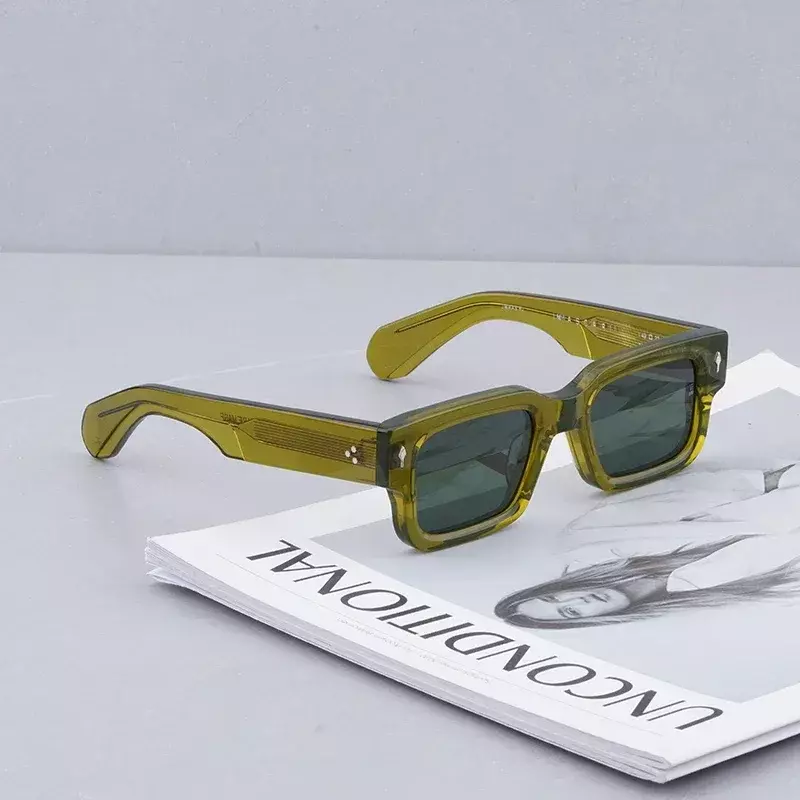 Солнцезащитные очки JMM для мужчин и женщин, винтажные роскошные дизайнерские солнечные очки из ацетата