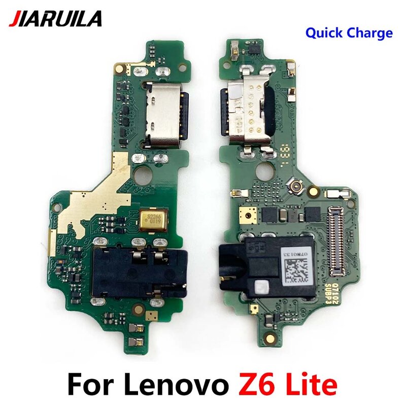 100% original novo usb flex para lenovo z6 lite l38111 doca carregador conector de carregamento cabo flexível substituição