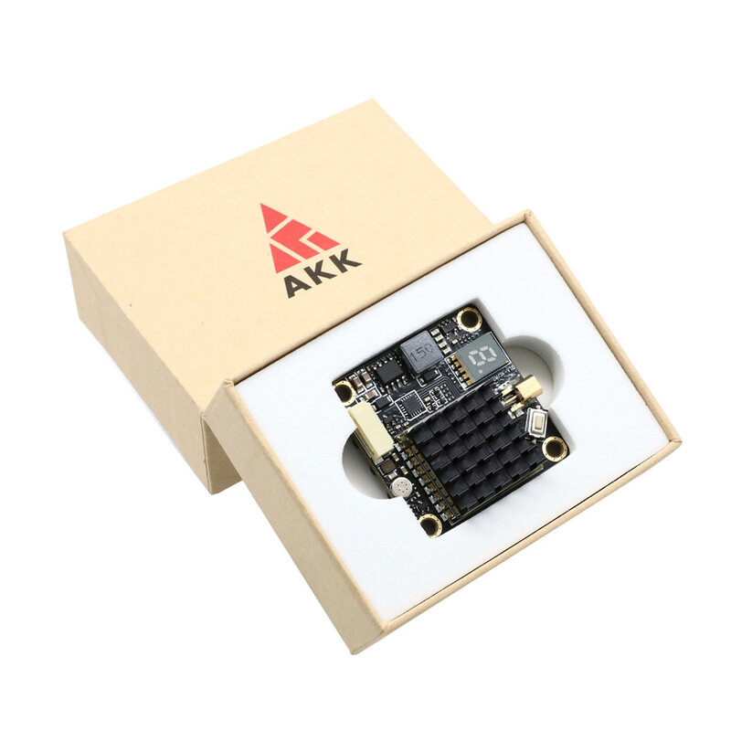 AKK FX2-Dominator 250mW/500mW/1000mW/2000mW Switched 5.8Ghz 40CH 2W VTX Smart Audio Transmitter With MIC SMA Plug For RC Drone