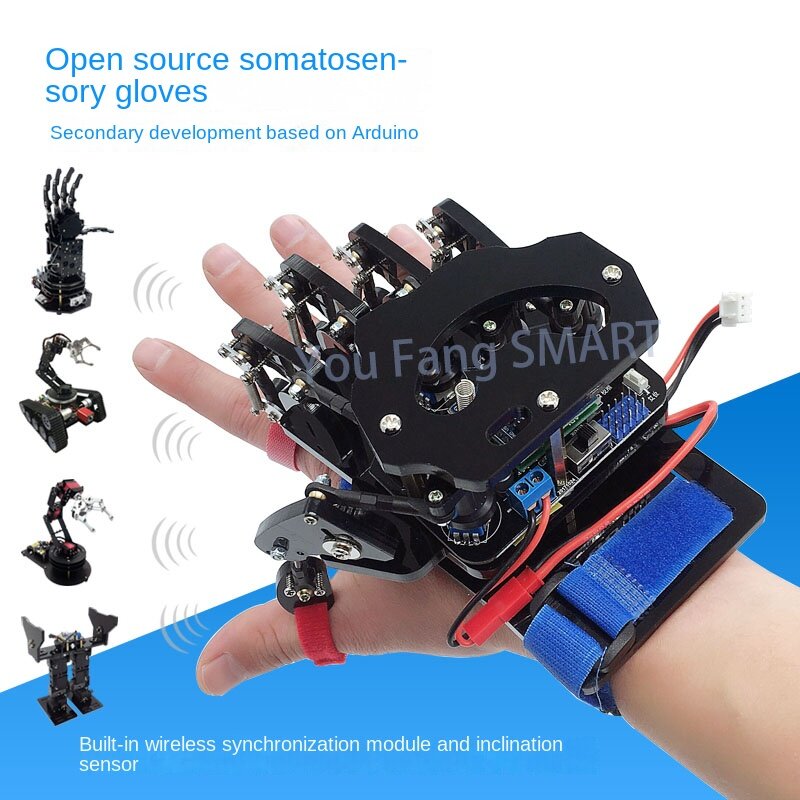Palma robótica biónica 5 dof, Robot somatosensorial de código abierto, educativo, DIY, Compatible con Arduino Stm32, Robot programable