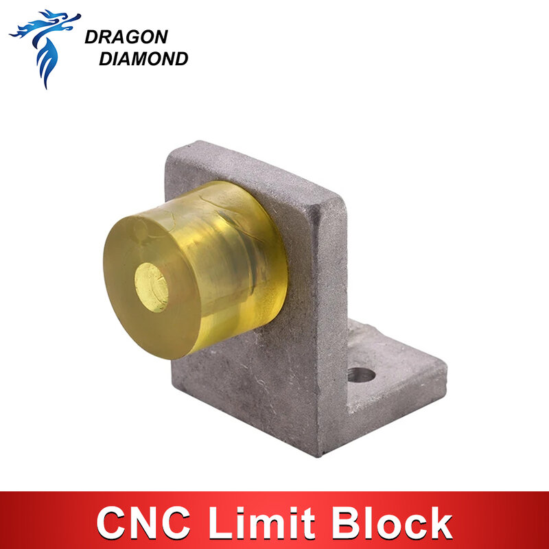 Bantalan penghenti lapisan aluminium blok benturan batas CNC blok anti-tabrakan untuk ukiran mesin penggilingan CNC