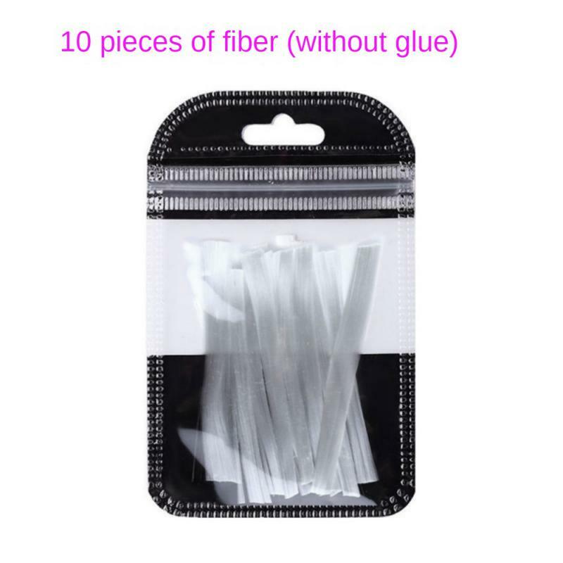 1 ~ 10 pezzi set forma di estensione delle unghie per unghie unghie in fibra di vetro estensione acrilica Set di punte per onde pacchetto di estensione chiodo in fibra di vetro