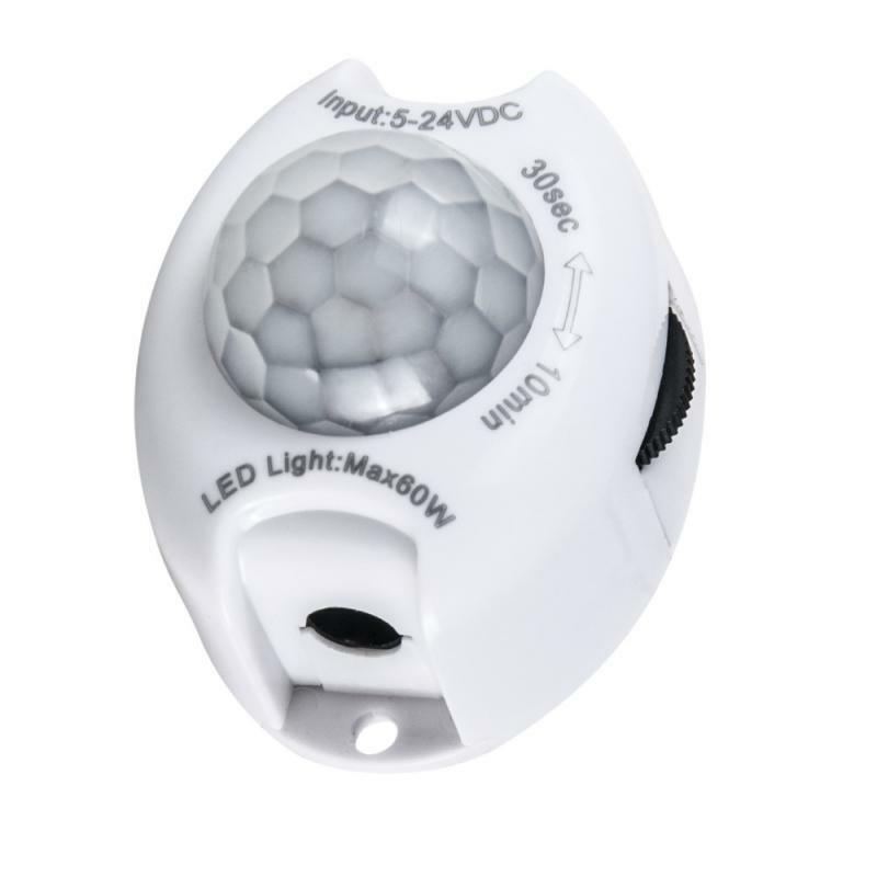 Mini Smart Home LED Strip Light Module, Sensor de Movimento Pir, Detector de Movimento, Fita Leve, 1 a 5Pcs
