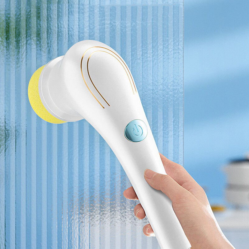 Electric Cleaning Brush  USD Rechargeable Cleaning Gadget Kitchen Electric Scrubber Electrical Brush Rotating Wireless Cleaner