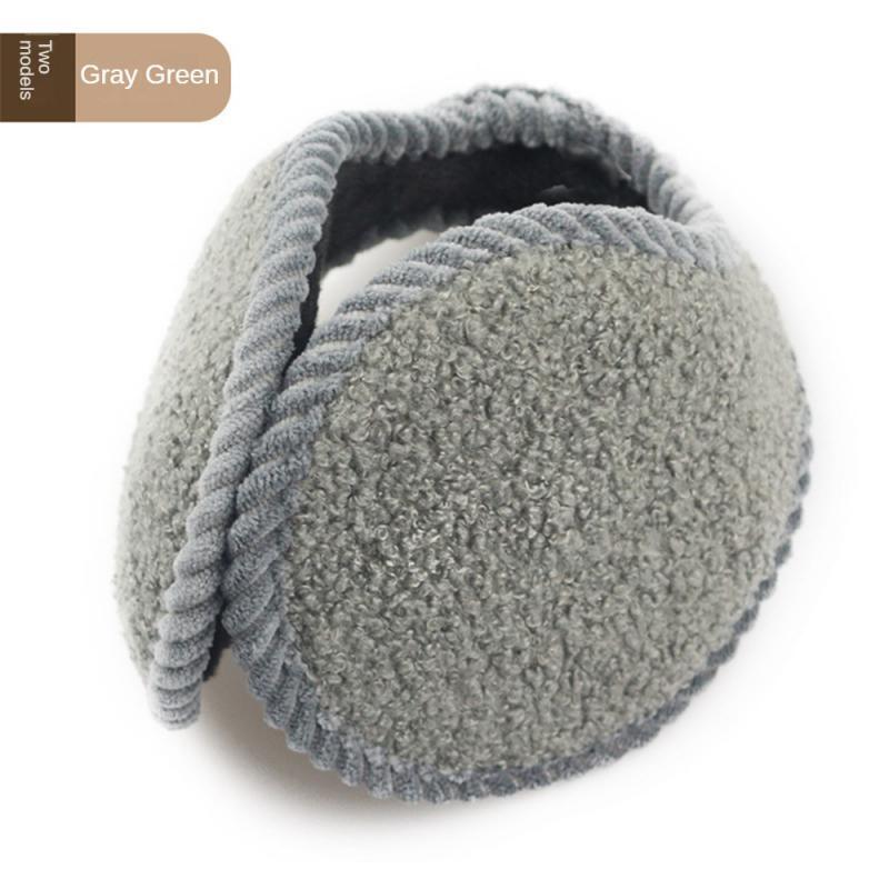Heat Storage Winter Earmuffs Prevent Frostbite Thermal Fiber Emollient Fur Earmuffs Windproof Draping Keep Warm Fleece Earmuffs