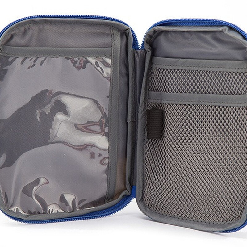 미니 응급 처치 키트 가방 파우치, 여행용 알약 드레싱 테이프 패키지, 비상 키트 가방, 소형 보관 정리함, 12.5x17cm