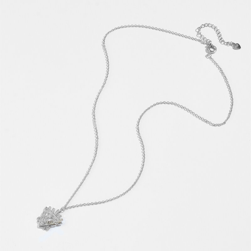 VEWANT Women Irregular 925 Sterling Silver Pendant Long Chain Necklace Choker Luxury 2024 Fashion Fine Party Jewelry