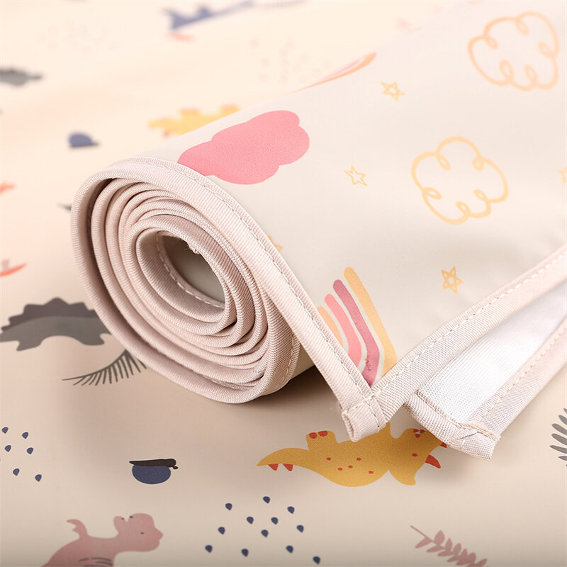Colchoneta para cambiar pañales de bebé, manta de PU impermeable, suave, fácil de limpiar, ideal para Picnic, tamaño grande