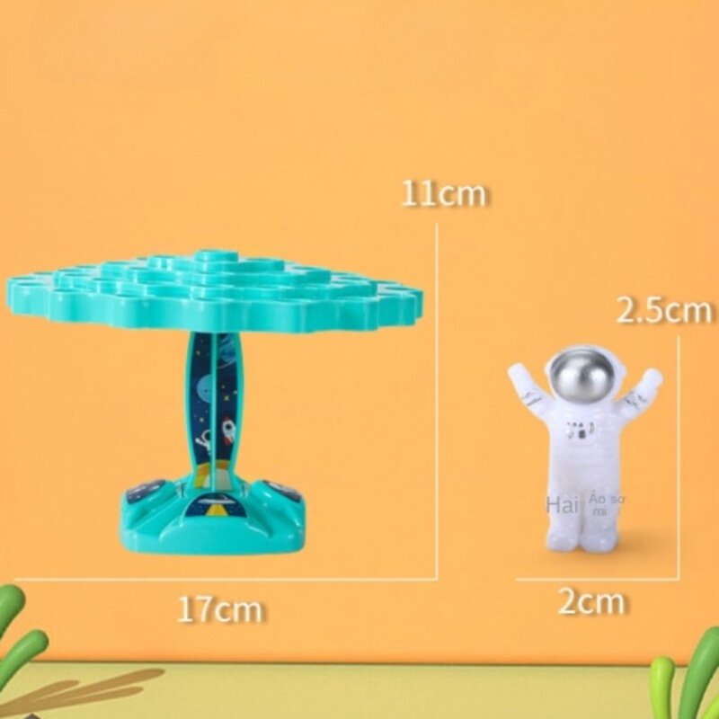 Gra planszowa dla astronautów Montessori zabawki matematyczne interakcja rodzic-dziecko z możliwością układania w stosy