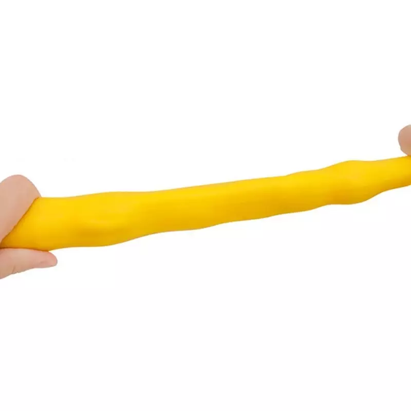 1 Stuk Rekbare Banaan Sensorisch Speelgoed Squeeze Stress Verlichting Fidget Speelgoed Voor Kinderen Antistress Elastische Lijm En Gevuld Rubber Speelgoed
