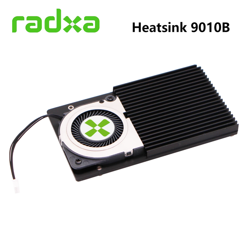 Dissipateur thermique 9010B pour Radxa X2L, le flux d'air le plus élevé atteint jusqu'à 1.359 CFM, dissipateur thermique en aluminium