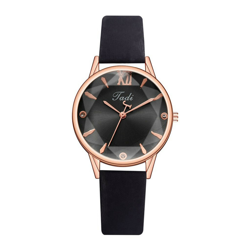 Jadi wanita jam tangan Quartz Analog kulit Pria Wanita elegan jam tangan wanita modis mewah kualitas tinggi