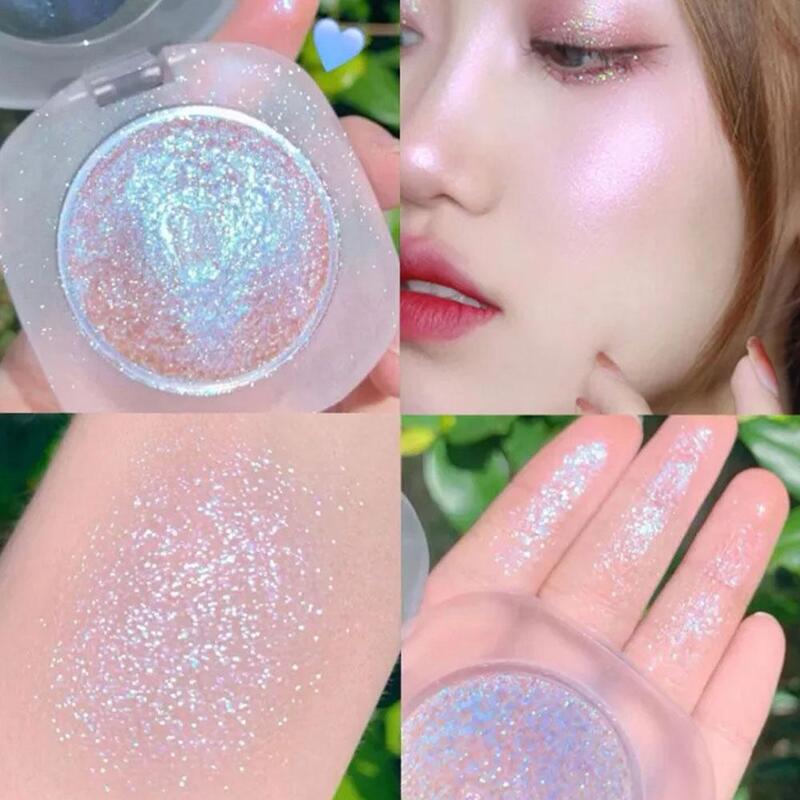 Diamond Glitter Mashed Potatoes Highlighter Makeup And Gel Face Brighten Contour Makeup Glitter Body Natural P0Y5