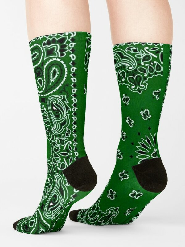 Green bandana Socks men cotton high quality professional running Designer Man Socks Women's