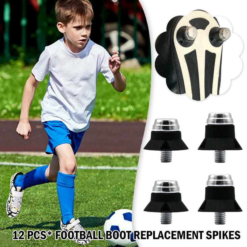 12 PCS/Set Football Boot Replacement Spikes 13/15mm Durable Football Boot Studs For M5 Threaded Football Boots