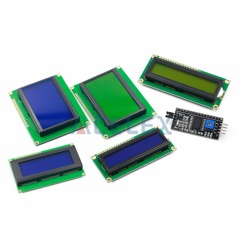 Módulo LCD piezas para arduino 1602, pantalla azul y verde, IIC/I2C 1602, UNO r3 mega2560, LCD1602