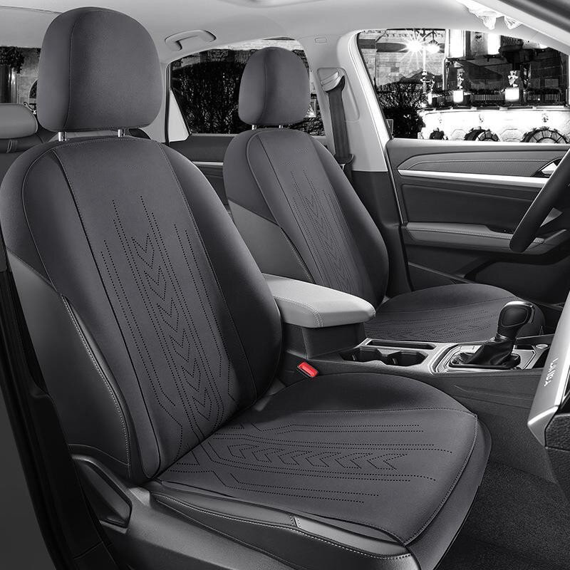 Housses de siège de voiture en cuir suédé personnalisées, coussin de siège automatique, housse de protection pour Volkswagen VW Magotan PASSAT 2012 à 2024