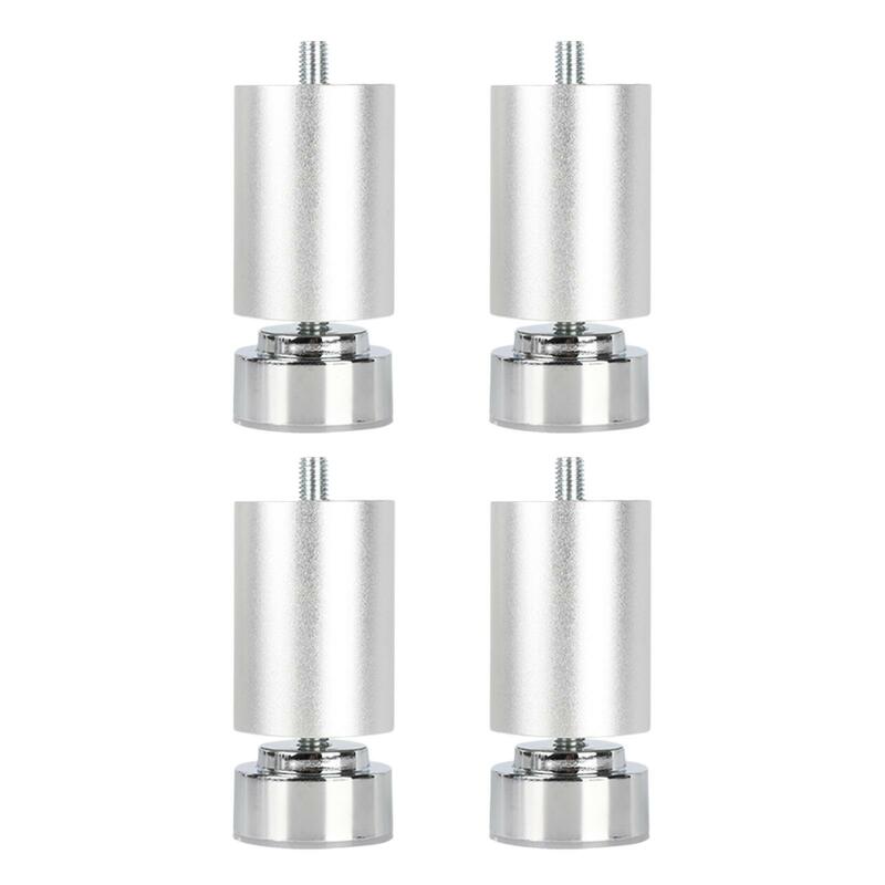 4Pcs M10 Thread Bed Frame Legs Professional Adjustable Furniture Support Legs for Coffee Tables Wardrobes Sofas Beds Kitchen