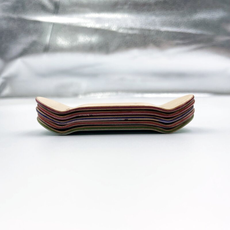 Cubierta de diapasón de madera de 34mm con gráfico para monopatín profesional, Mini dedo