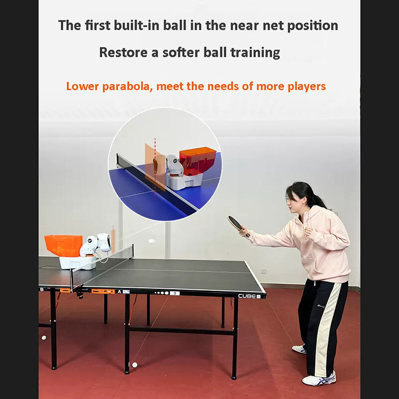 NOVADesktop-máquina para servir pelotas de tenis de mesa, práctica, personalizada, entrenador profesional