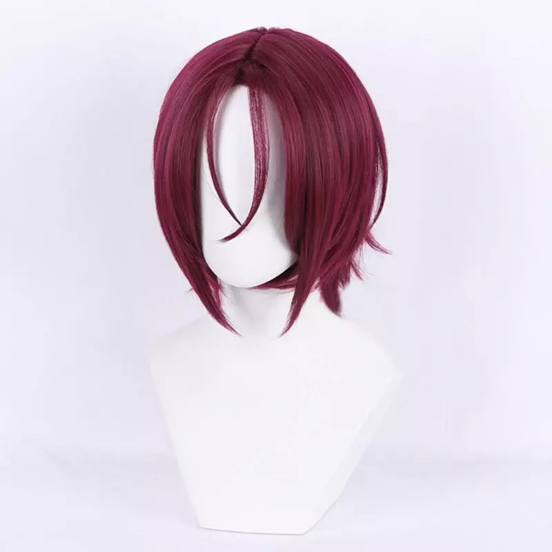 Hot Anime Rin Matsuoka parrucca Cosplay Unisex adulto capelli corti parrucche sintetiche resistenti al calore puntelli di Halloween
