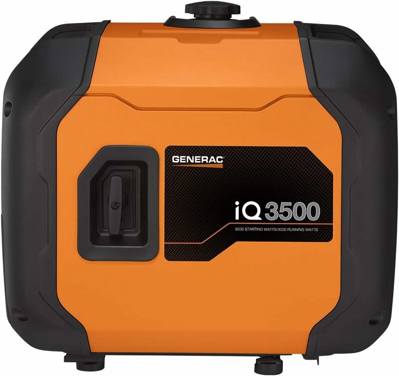 Generac 7127 iQ3500 generatore Inverter portatile alimentato a Gas da 3,500 Watt-Design durevole e leggero con capacità parallela